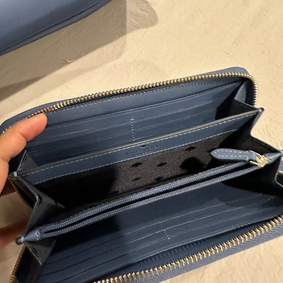 Kate Spade Chelsea nylon wallet-Blue - Picture 4 of 6